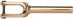 Vidlica Striker Lux IHC Gold Chrome