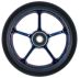 Black Pearl Original V3 Double 110 Wheel Chrome Blue