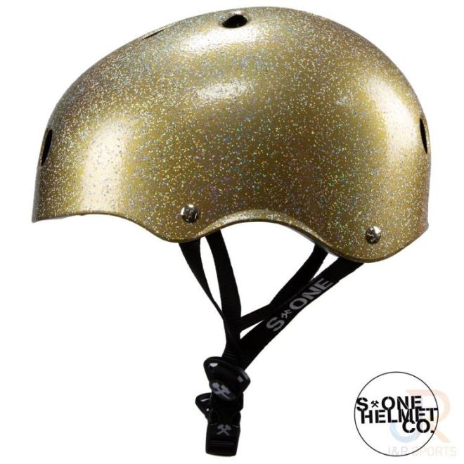 S-One Lifer Helmet Double Gold Glitter