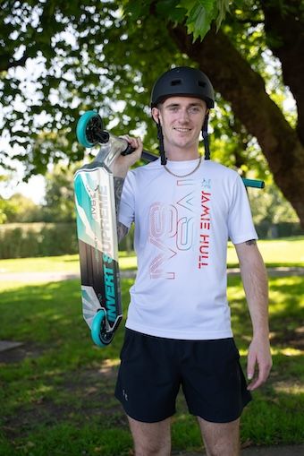 Freestyle kolobežka IVS Journey 3 Jamie Hull Raw Teal