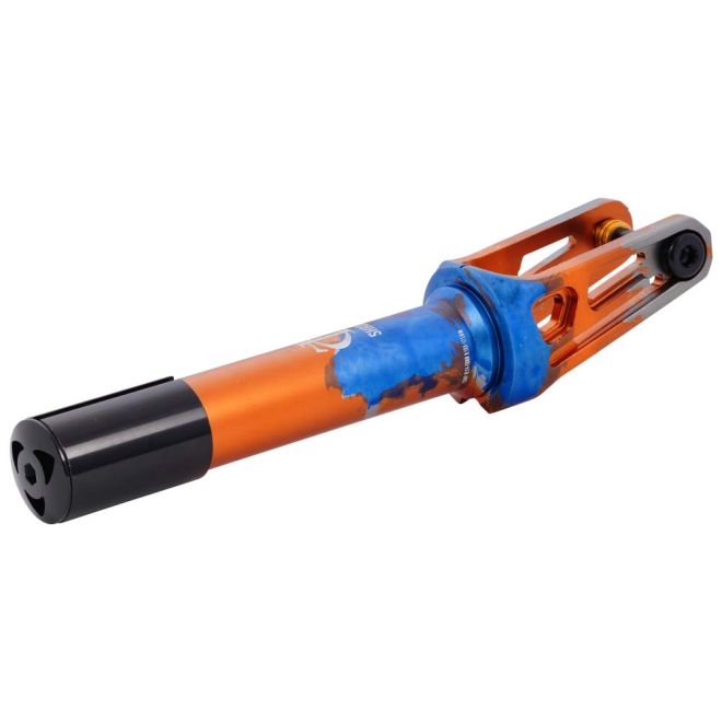 Vidlica Oath Shadow SCS Orange Blue Titanium