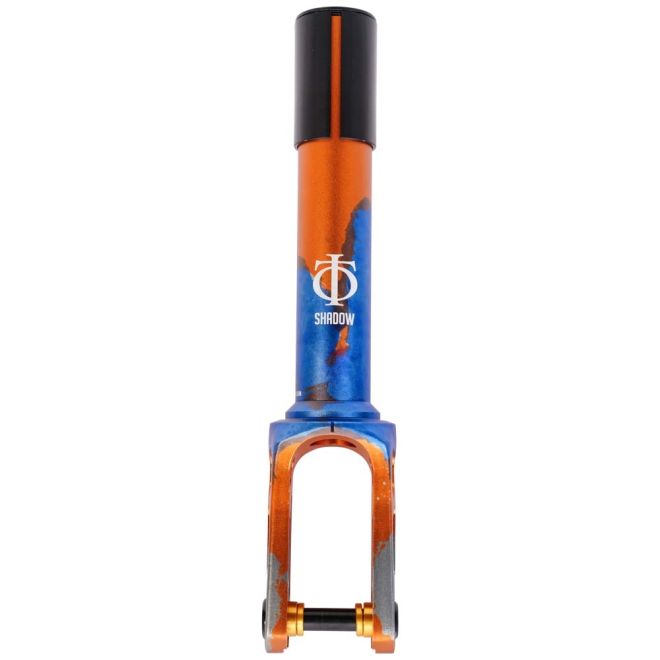Vidlica Oath Shadow SCS Orange Blue Titanium