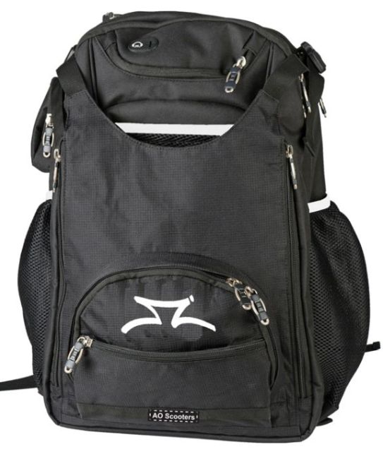 Batoh AO Transit Backpack Black White