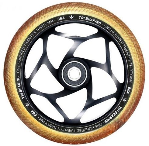 Koliesko Blunt Tri Bearing 120 Gold Black