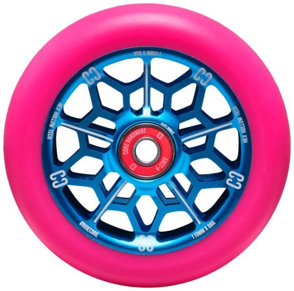 Koliesko CORE Hex Hollow 110 Pink Blue