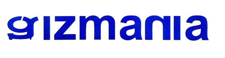 Samolepa GIZMANIA Rectangle M Blue