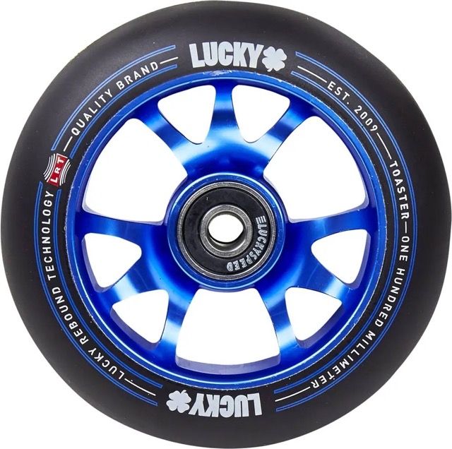 Koliesko Lucky Toaster 100 Black Blue