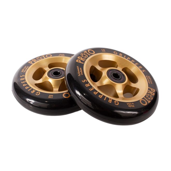 Koliesko PROTO Gripper 110 Black on Gold
