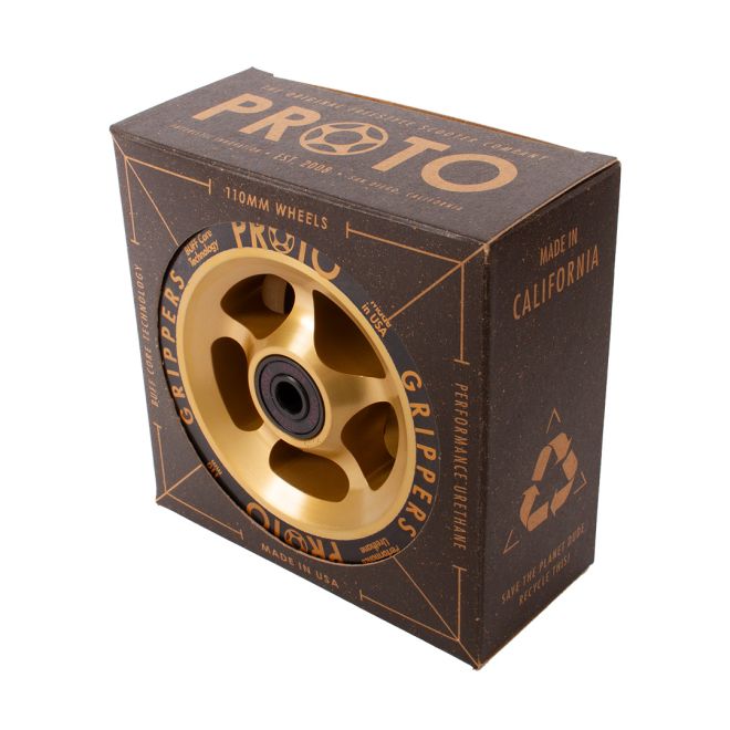 Koliesko PROTO Gripper 110 Black on Gold