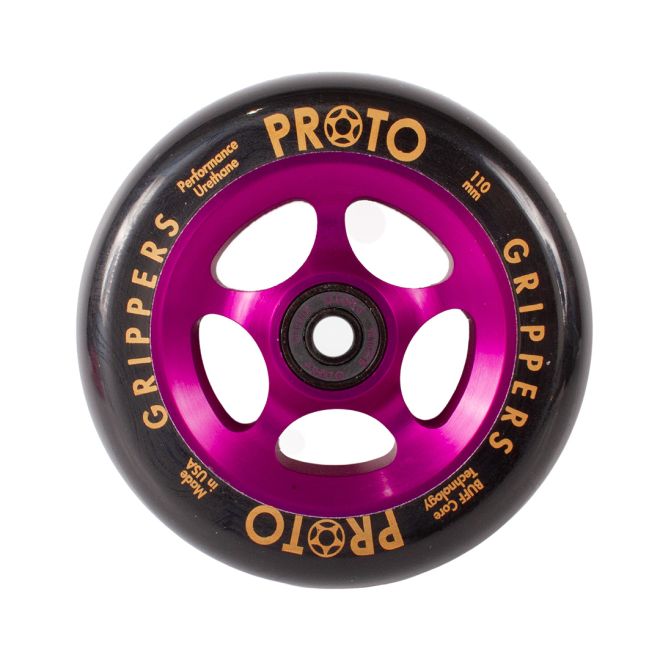 Koliesko PROTO Gripper 110 Black on Purple