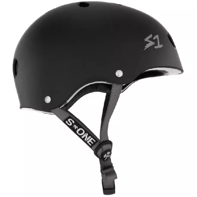 S-One Lifer Helmet Black Matte Bright Grey 