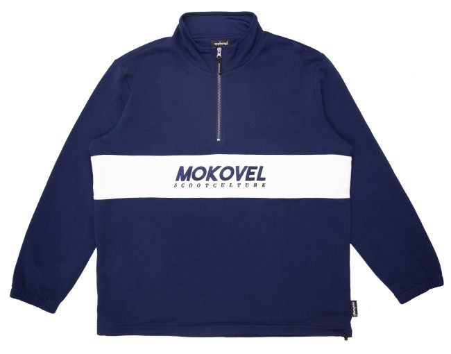 Mikina Mokovel Zipper Blue