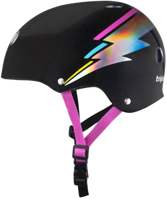 Helma Triple Eight Certified Sweatsaver S-M Black Hologram