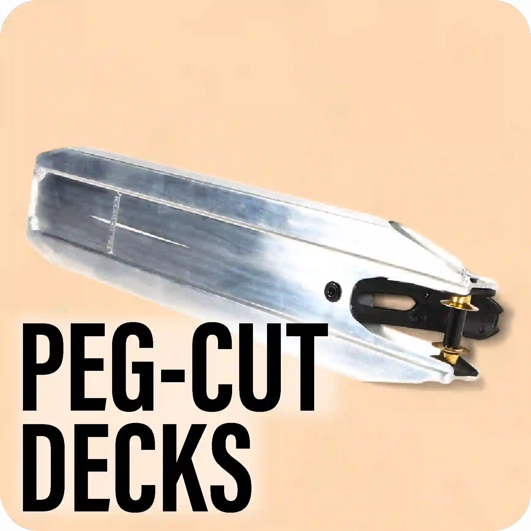 peg-cut decks